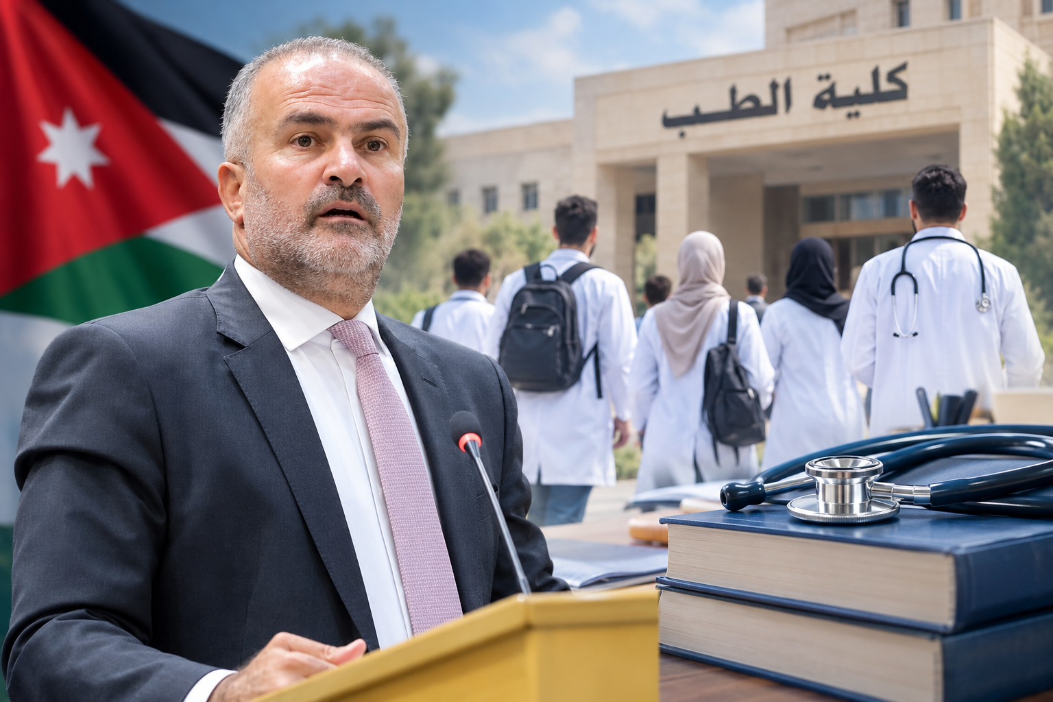 النائب فريحات يطالب بإعادة النظر في أعداد قبول طلبة الطب ورفع السقف وفق دراسة وطنية