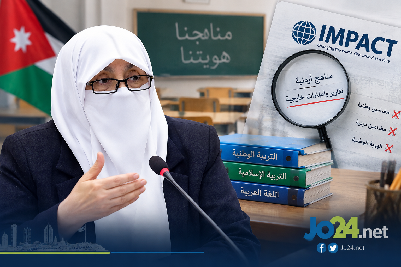 العتوم تحذر من تخبط المنظومة التعليمية وتكشف ضغوطًا خارجية لتغيير محتوى المناهج الأردنية #عاجل