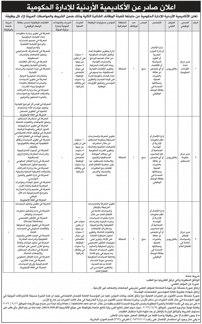 وظائف حكومية شاغرة ومدعوون للامتحان التنافسي - اسماء